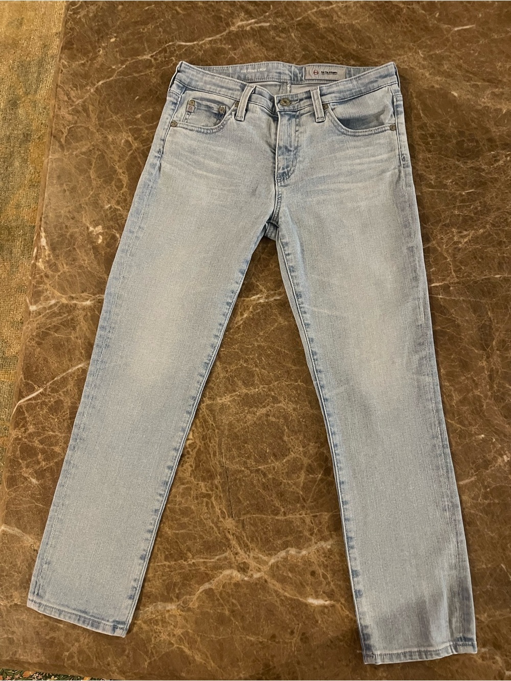 AG Adriano Goldschmied Light Wash Skinny Jeans